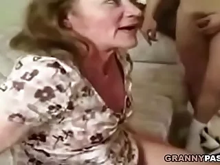 Granny Gangbang Nearly Facial Cumshot