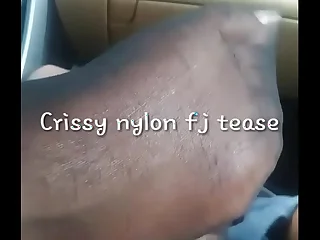 Crissy Nylon Fj Tease handy Greens